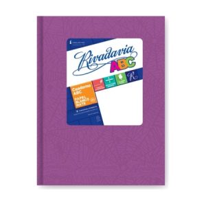CUADERNO 19X23.5 TAPA DURA ARAÑA LILA X 98 HOJAS RAYADAS RIVADAVIA