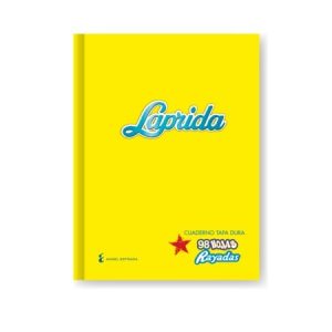 CUADERNO 16X21 TAPA DURA TRADICIONAL X 98 HOJAS RAYADAS LAPRIDA