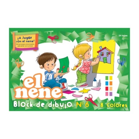 Grand_master_generator 3 BLOCK N°6 DIBUJO COLOR X 24 HOJAS EL NENE - Imagen 1