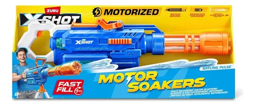 164417 PISTOLA DE AGUA X-SHOT FAST FILL MOTOR SOAKER GATLING - Imagen 1