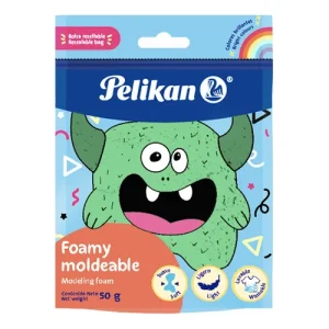 PASTA MOLDEABLE FOAMY TURQUESA X 50 GR PELIKAN