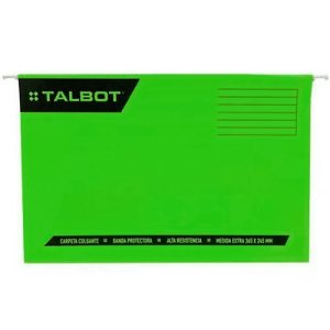 CARPETA COLGANTE OFICIO VERDE TALBOT