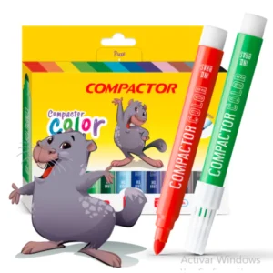MARCADOR COMPACTOR COLOR X 12 COMPACTOR