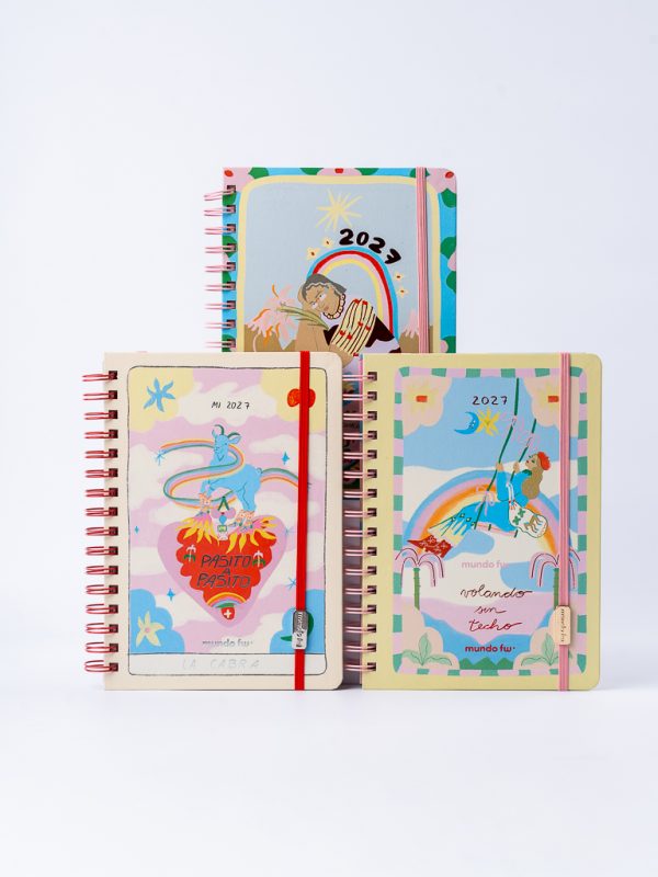 AGENDA 15X21 DIA X PAGINA CON ESPIRAL FORTUNA FW - Imagen 1