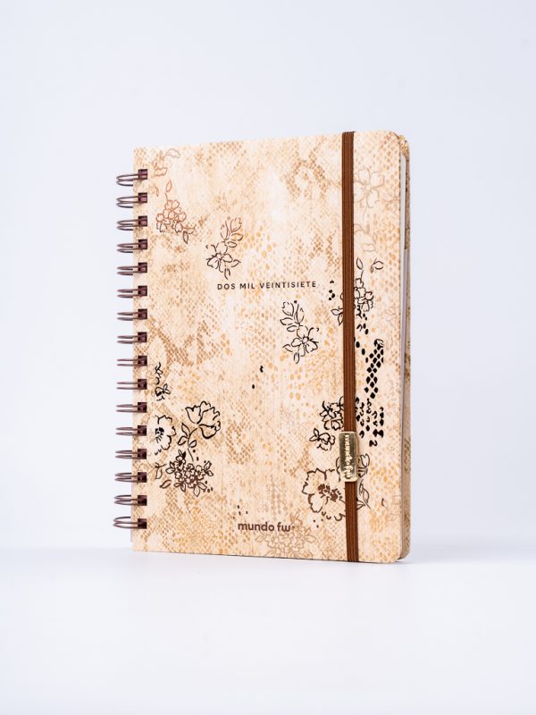AGENDA 12X17 DOS DIAS X PAGINA CON ESPIRAL BOHO FW - Imagen 2