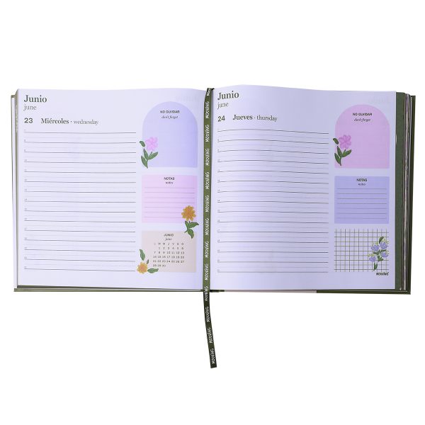 AGENDA 19X19 CUADRADA DIA X PAGINA LIBERTY MOOVING - Imagen 2