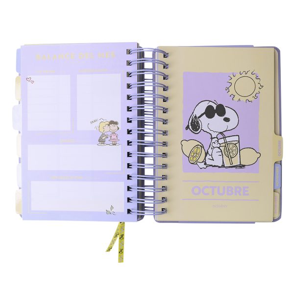 AGENDA 14X20 DIA X PAGINA SNOOPY MOOVING - Imagen 3