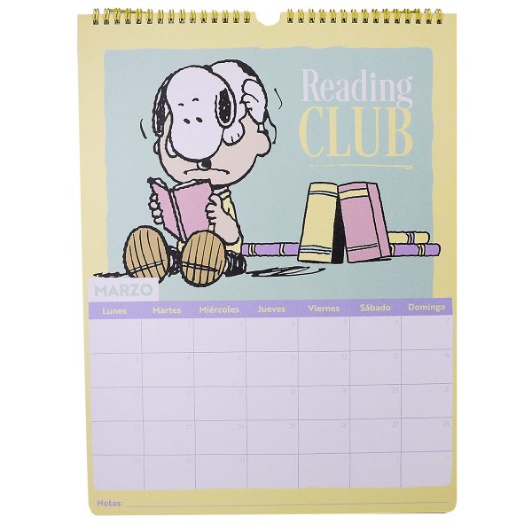 CALENDARIO 30X40 SNOOPY AÑO 2027 MOOVING - Imagen 2