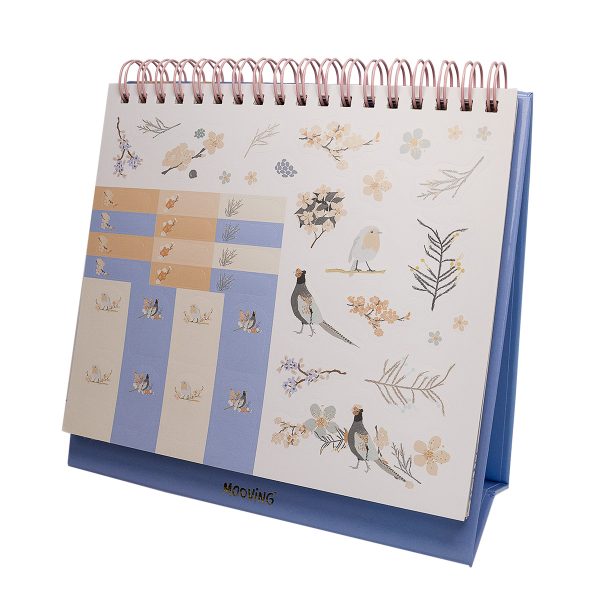 CALENDARIO 16.5X16 DE ESCRITORIO CEREZO MOOVING - Imagen 3