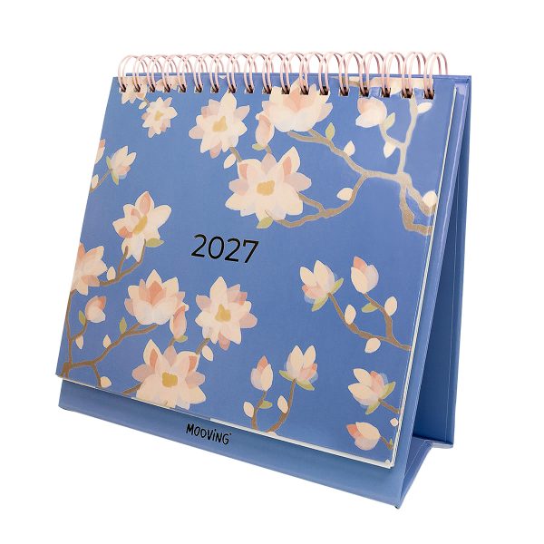 CALENDARIO 16.5X16 DE ESCRITORIO CEREZO MOOVING - Imagen 1