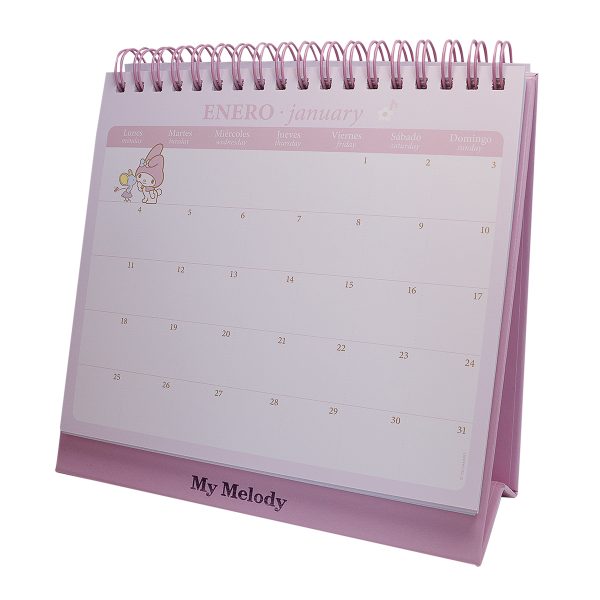 CALENDARIO 16.5X16 DE ESCRITORIO MY MELODY MOOVING - Imagen 2