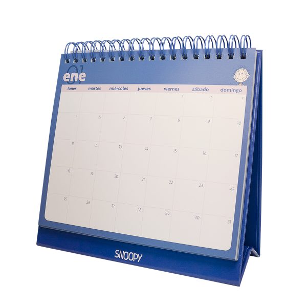 CALENDARIO 16.5X16 DE ESCRITORIO SNOOPY MOOVING - Imagen 2