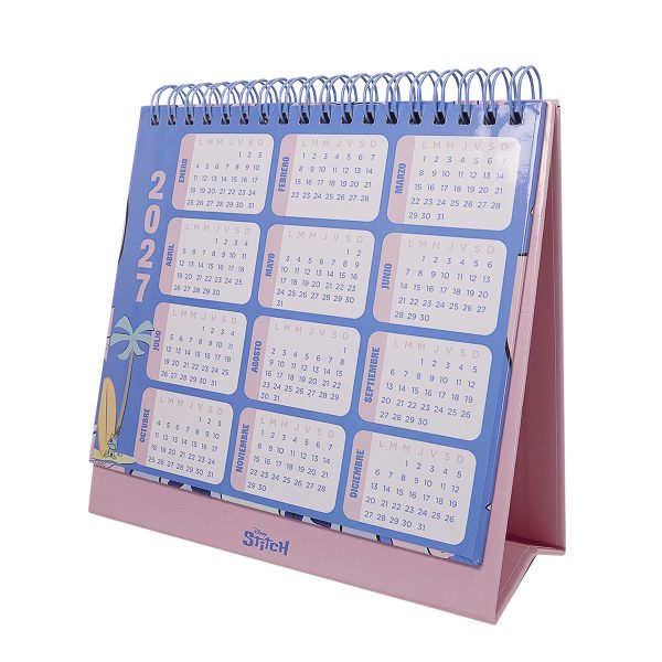 CALENDARIO 16.5X16 DE ESCRITORIO STITCH MOOVING - Imagen 3