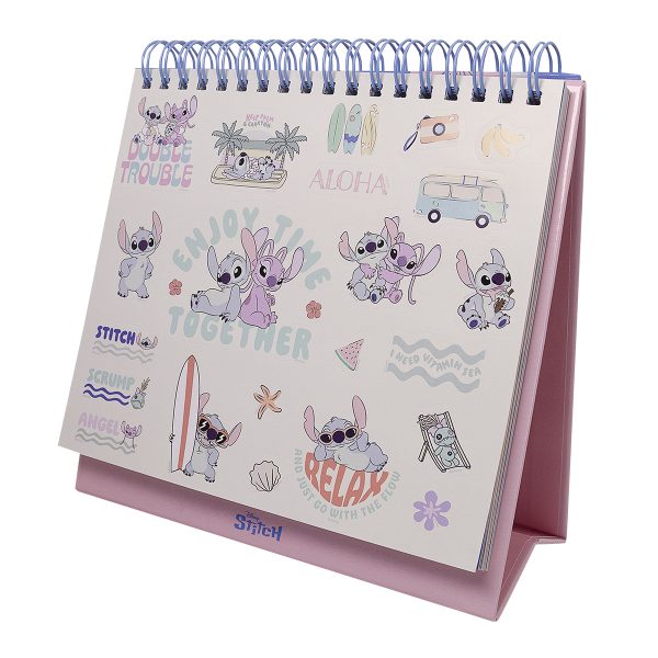 CALENDARIO 16.5X16 DE ESCRITORIO STITCH MOOVING - Imagen 4