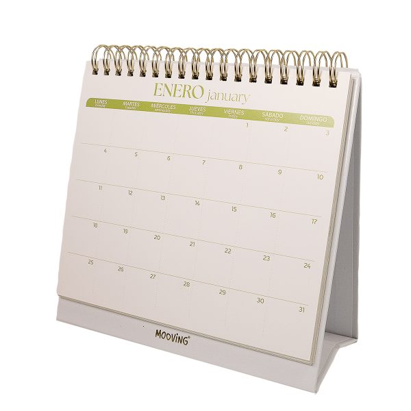 CALENDARIO 16.5X16 DE ESCRITORIO TRAVEL MOOVING - Imagen 2
