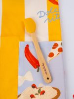 SET DE COCINA DELANTAL+MANOPLA+AGARRADERA+ESPATULA+ANOTADOR IL POMODORO  FW - Imagen 6