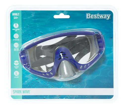 170222 MASCARA DE BUCEO SPARK WAVE +14 AÑOS BESTWAY - Imagen 1