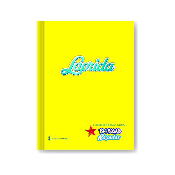 CUADERNO 16X21 TAPA DURA TRADICIONAL X 194 HOJAS RAYADAS LAPRIDA - Imagen 1