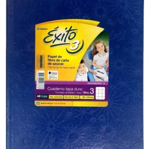 CUADERNO 19X23.5 TAPA DURA UNIVERSO AZUL X 48 HOJAS EXITO