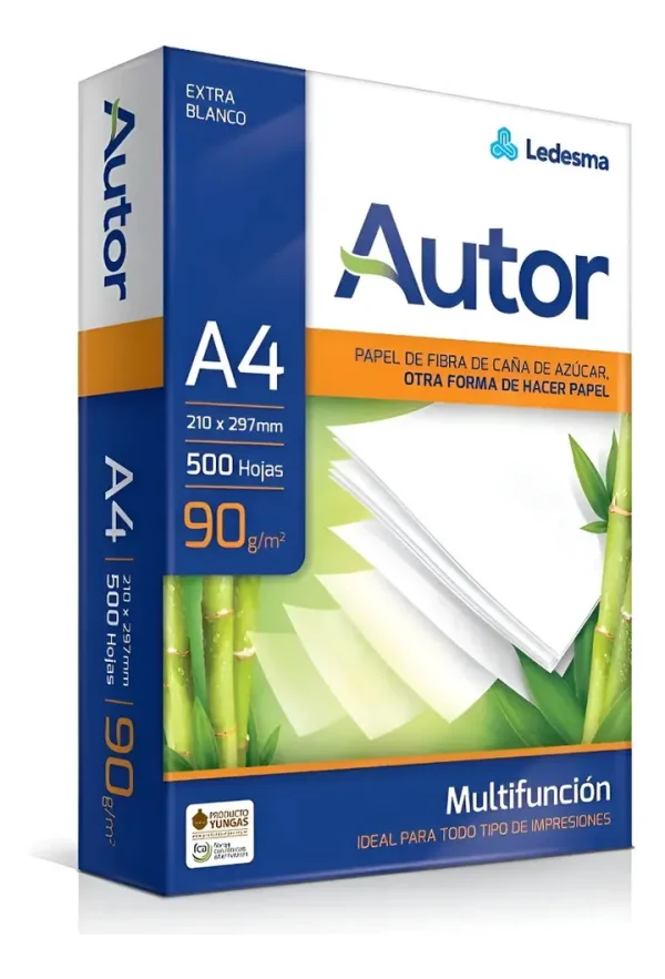 RESMA A4 90 GR AUTOR - Imagen 1