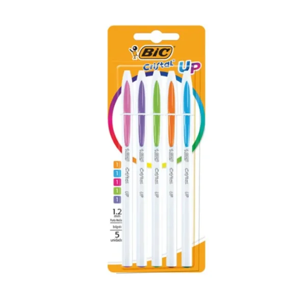 153334 BOLIGRAFO CRISTAL UP 1.2 X 4 UNIDADES BLISTER BIC - Imagen 1