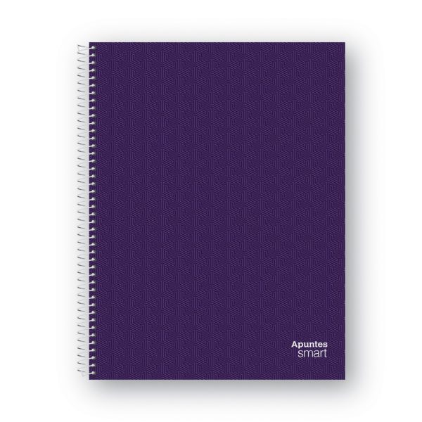 CUADERNO 29.7 TAPA SEMIRIGIDA SMART X 100 HOJAS LISO APUNTES - Imagen 3