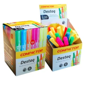 RESALTADOR FLUO DISPLAY X 25 UNIDADES COMPACTOR
