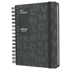 AGENDA 15X21 DIA X PAGINA ESPIRAL DENIM TALBOT