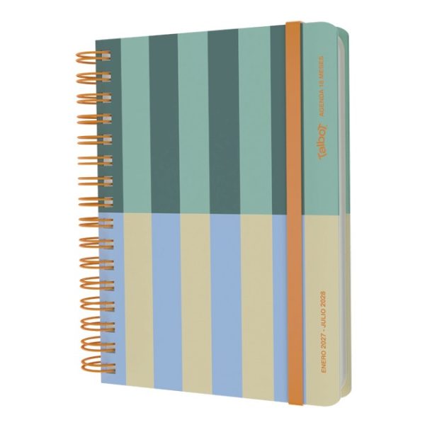 AGENDA 19X25 18 MESES ESPIRAL TALBOT - Imagen 2