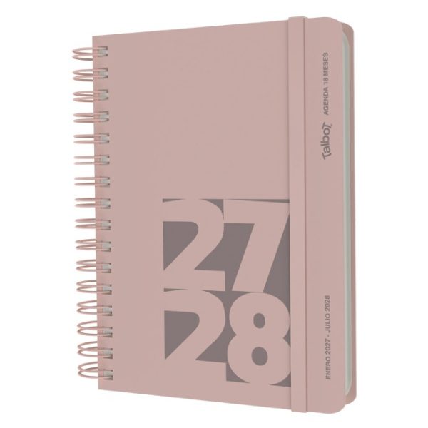 AGENDA 19X25 18 MESES ESPIRAL PU TALBOT - Imagen 2