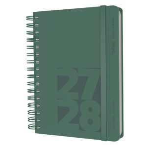 AGENDA 19X25 18 MESES ESPIRAL PU TALBOT