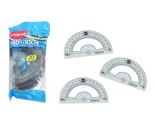 TRANSPORTADOR CRISTAL 180-10CM FLOW PACK MAPED - Imagen 1