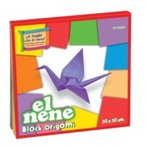 BLOCK ORIGAMI FANTASIA 15X15 24 HOJAS  EL NENE