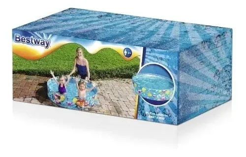138638 PILETA ORCAS Y TIBURONES CHICA 122x25CM BESTWAY - Imagen 1