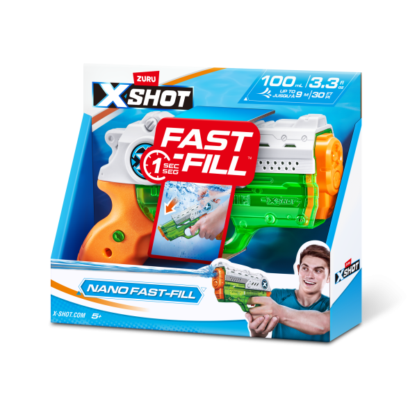 140031 PISTOLA DE AGUA X-SHOT NANO ZURU - Imagen 1