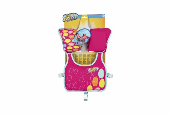 CHALECO SALVAVIDAS DE TELA CON BRACITOS BESTWAY - Imagen 3
