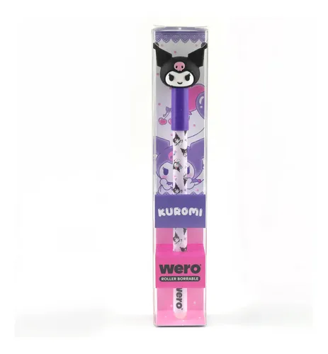 164456 BOLIGRAFO BORRABLE ROLLER KUROMI EN CAJA X UNIDAD WERO - Imagen 1