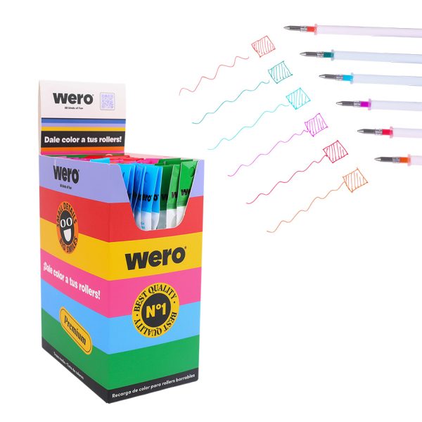 REPUESTO BORRABLE COLORES SURTIDOS X UNIDAD WERO - Imagen 1