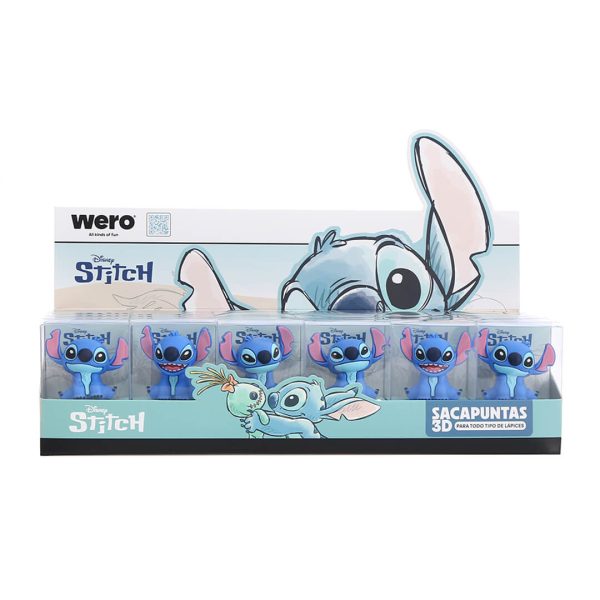 164484 SACAPUNTAS 3D STITCH WERO - Imagen 1