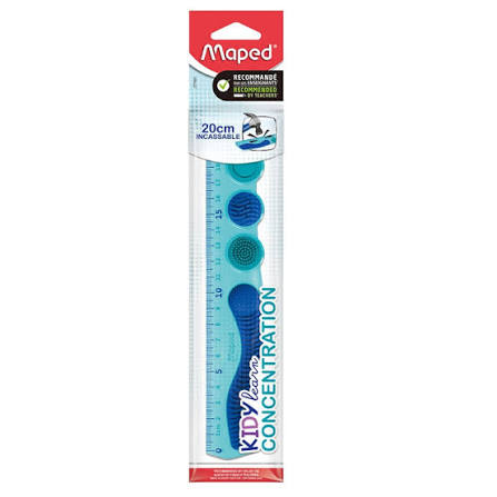 164563 REGLA 20 CM TEXTURADA KIDY LEARN CONCENTRATION MAPED - Imagen 1