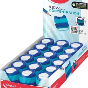 SACAPUNTAS TEXTURADO 1 ORIFICIO KIDY LEARN CONCENTRATION BLISTER X UNIDAD MAPED
