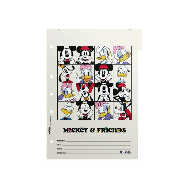 SEPARADORES A4 MICKEY & FRIENDS  MOOVING - Imagen 6