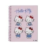 CUADERNO A4 22X29 TAPA DURA HELLO KITTY X 96 HOJAS RAYADO  MOOVING - Imagen 2