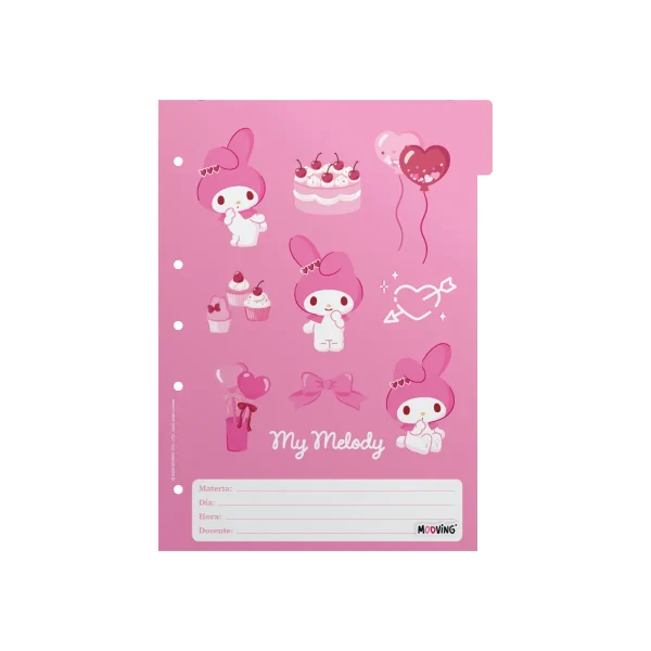169980-6 SEPARADORES A4 MY MELODY MOOVING - Imagen 1