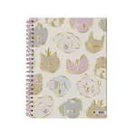 CUADERNO A4 22X29 TAPA DURA PETS X 96 HOJAS RAYADO   MOOVING