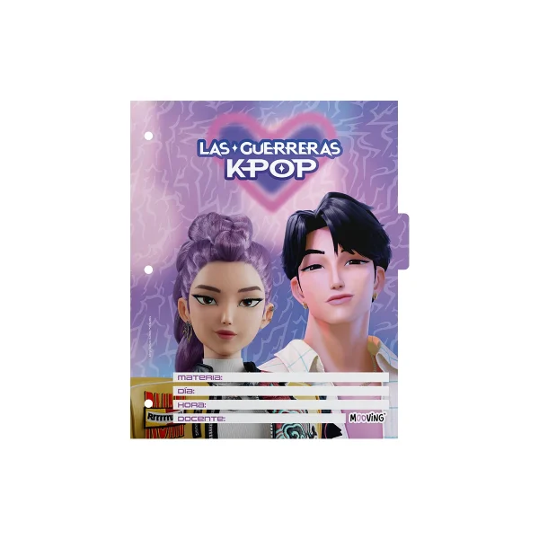 170016-6 SEPARADORES N°3 LAS GUERRERAS K-POP MOOVING - Imagen 1