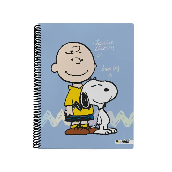 170110 CUADERNO UNIVERSITARIO 22X29 SNOOPY X 80 HOJAS RAYADO MOOVING - Imagen 1