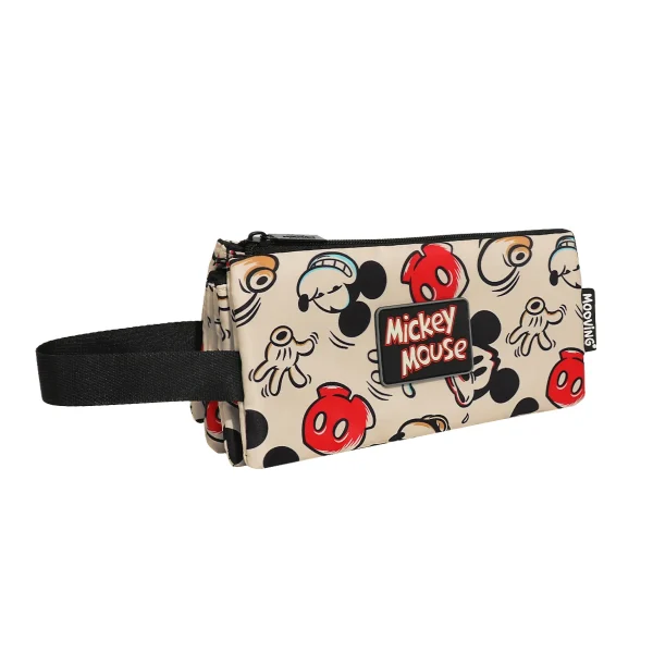 170119 CARTUCHERA CUADRUPLE MICKEY & FRIENDS MOOVING - Imagen 1
