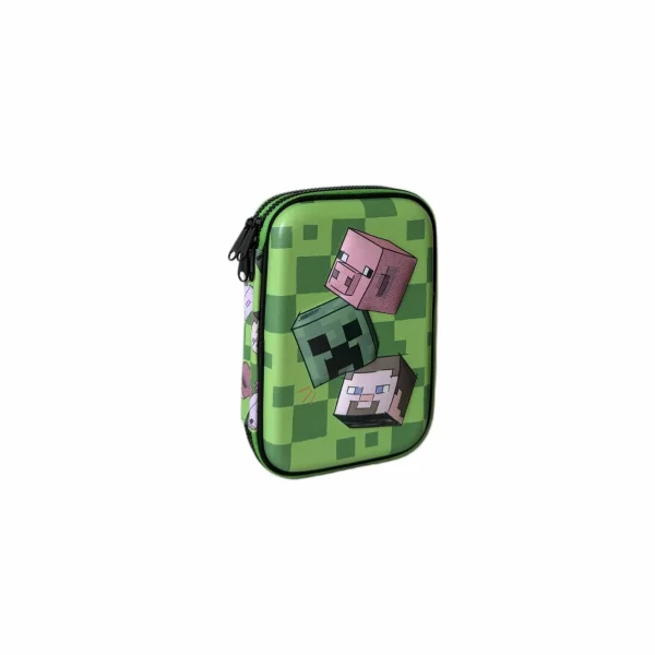 170124 CARTUCHERA DOBLE EVA 2 PISOS MINECRAFT MOOVING - Imagen 1