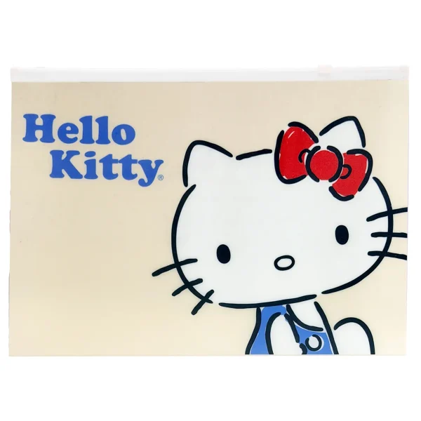 170184 SOBRE A4 CON CIERRE ZIP HELLO KITTY MOOVING - Imagen 1